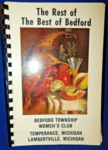 Bedford Township Women's Club Cookbook Temperance & Lambertville Michigan 1979 - Picture 1 of 11