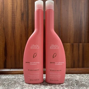Back To Basics Jasmine Curl Refreshing Shampoo 11.5oz & Conditioner 11oz - Picture 1 of 3