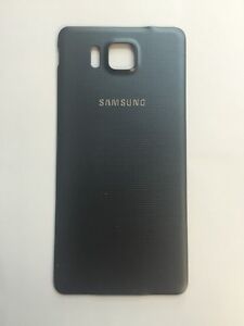 Genuine 100% Samsung Galaxy Alpha G850F Battery Back Cover Case grey UK