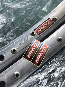 Araya Rims Decal 7X 7C Oldschool Bmx  24 26 Inch SE Racing Kuwahara Tange Skyway - Picture 1 of 7