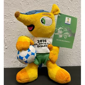 Nuova Mascotte Ufficiale 2014 Coppa del Mondo FIFA Brasile, Fuleco Brasile - Foto 1 di 5