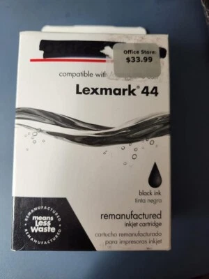 Für Lexmark 44 Druckertinte Schwarz Z1520 X4850 X4875 X4950 X4975 X6570X6575 X7550 - Bild 1 von 4