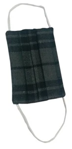 Face Mask Tartan Cotton Washable Reusable Mask & Nose Wire Adults Kids UK - Picture 1 of 21