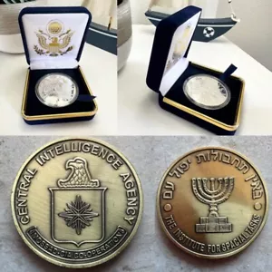 2 X Unità ISRAELI INTELLIL MOSSAD IDF Con Monete Operazione Congiunta Segreta CIA - Foto 1 di 4