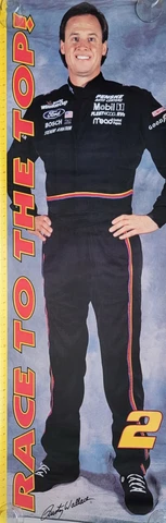 #2 RUSTY WALLACE Growth Chart Poster Nascar Penske Race to the Top 6 Foot Tall Cover