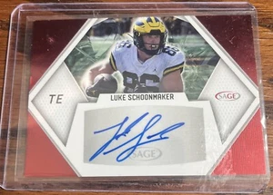 2023 SAGE High Series - Autogramme Gold #A-LS Luke Schoonmaker (AU, RC) - Bild 1 von 6