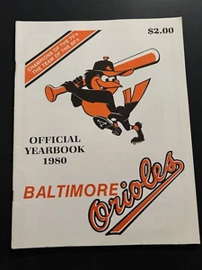 1980 BALTIMORE ORIOLES Yearbook JIM PALMER Al Bumbry EDDIE MURRAY Earl Weaver  - Picture 1 of 7