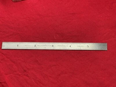 Starrett 312-6 Flexible Rule,  6"   IN STOCK    VINTAGE - Image 1 of 3