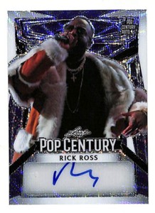 2023 Leaf Pop Century Rick Ross 5/12 Purple Auto Autograph Card Rapper