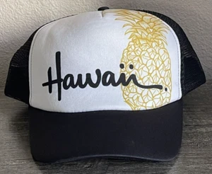 Hawaii Pineapple Foam Trucker Cap Snapback Hat Mesh Surfware Hawaiian Classics - Picture 1 of 5