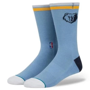STANCE MENS SOCK MEMPHIS GRIZZLIES ARENA LOGO CLASSIC PIQUE LARGE (9-12) - Picture 1 of 1