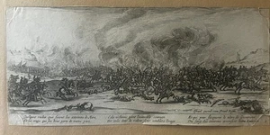Jacques Callot;"Les misères et les malheurs de la guerre" 1633”La Battaglia” - Foto 1 di 10