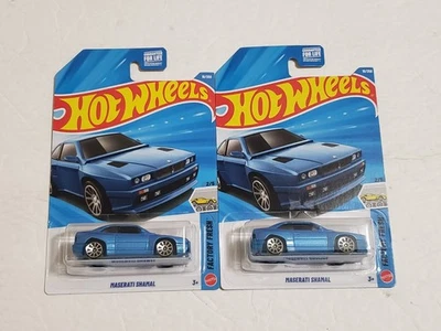 LOTE x2 Hot Wheels 2026 MASERATI SHAMAL Azul HW Fábrica Nuevo Estuche A Foto 1 de 4