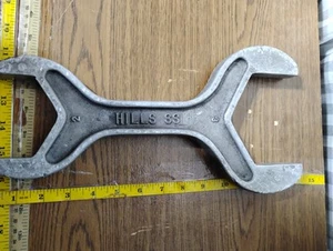 Aluminum Dairy Wrench Tool HILLS SS 3 2 HUGE! METAL ! - Picture 1 of 6