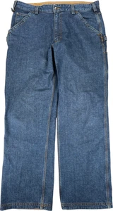Duluth Trading Men’s Medium Wash Flex Ballroom Relaxed Fit Denim Jeans - 36x32 - Picture 1 of 4