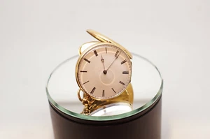 Taschenuhr 750er 18 Karat Gelbgold mit Schlüsselaufzug,Zylinderwerk,Ø 42,2 mm - Bild 1 von 10