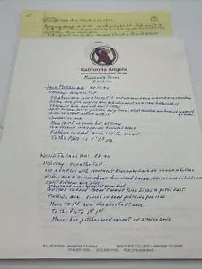 RARE MLB California Angels 1991 Scouting Report On Twins 21 Pages WS Champs - Picture 1 of 21
