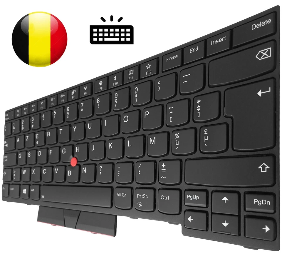 Clavier Original Belge AZERTY pour LENOVO ThinkPad T470 / T480 / A475 / A485 - Photo 1/1