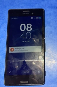 Sony Xperia M4 Aqua Black - 8GB Storage, 2GB RAM - "5 13MP Android Smartphone - Picture 1 of 3
