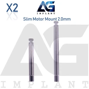 2 Slim Motor Mount 2.0mm Manual Screwdriver Abutment Tool For Dental  - Picture 1 of 5