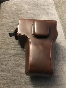 Estuche completo de cuero para cámara Mega Gear con correa nuevo caja abierta - Imagen 1 de 7