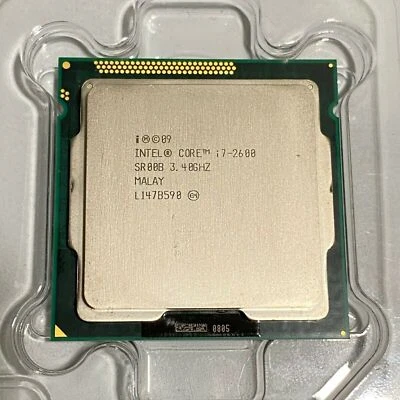 INTEL Core i7-2600 / 4x 3,4 - 3,8 GHz / LGA 1155 / Quad Core CPU SR00B Prozessor - Image 1 of 2