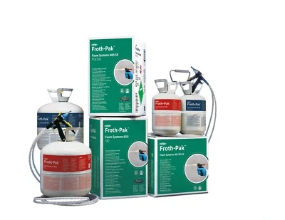 Froth-Pak DIY Spray Foam Insulation Kit for Condensation, Insulation, Acoustic - Image 1 of 4