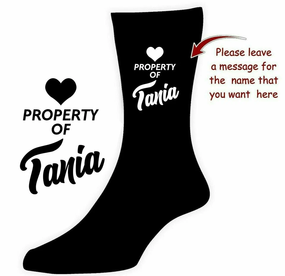 Personalised Valentines Gift Socks For Him or Her / Them / Wife / Husband