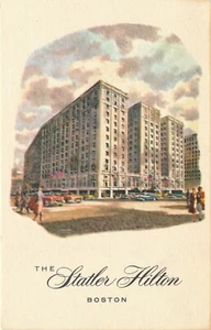 Statler Hilton Hotel in Boston, MA vintage unposted - Picture 1 of 2