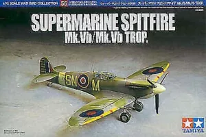 Supermarine Spitfire Mk. VB / Mk. VB Trop. 1:72 Plastic Model Kit TAMIYA - Picture 1 of 1