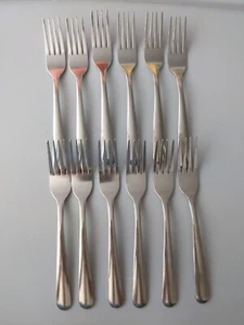 Tenedores de cena de alta resistencia de acero inoxidable para mesa de ensalada tenedor juego de 12 cubiertos - Imagen 1 de 7