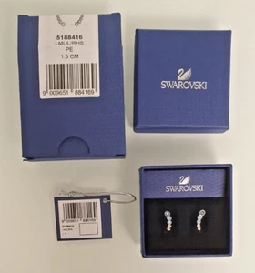 Swarovski Damen Ohrringe / Ohrstecker 5188416 Rhodium-Beschichtung / Kristallen - Bild 1 von 4