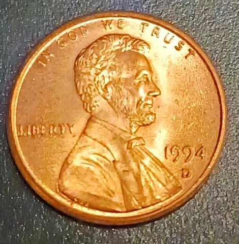 1994-D Lincoln Memorial Cent Penny "Close AM"  US Coin #1 Cover