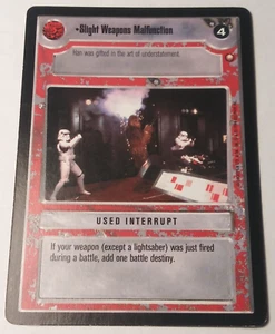 Star Wars CCG Slight Weapons Malfunction 1998 - Picture 1 of 3