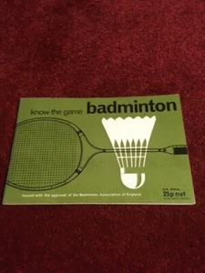 BADMINGTON  know the game  British Crown Green  Paperback - Picture 1 of 1