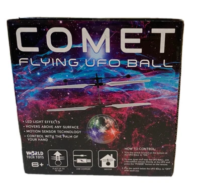 World Tech Flying UFO Ball Toys Comet LED Effect Kids - Image 1 of 4