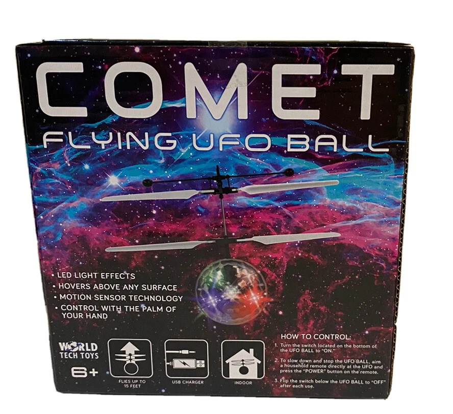 World Tech Flying UFO Ball Toys Comet LED Effect Kids - Image 1 of 4