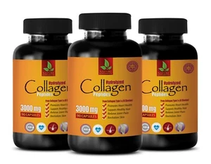 hair grow back - COLLAGEN PEPTIDES - bone health for men 3 BOTTLE - Picture 1 of 12