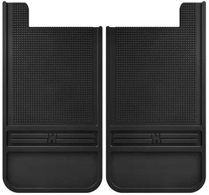 HUSKY 55100 MudDog Rear Mud Guards Flaps for Ford F150 F250 F350 Black No SS - Picture 1 of 5