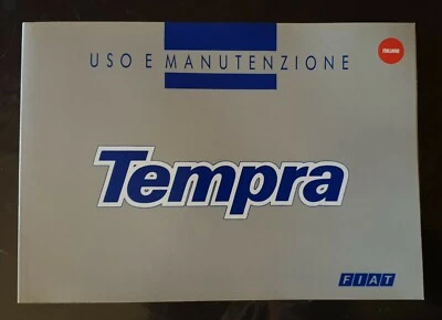 Libretto Uso E Manutenzione Fiat Tempra 1993 60306495 olio fiat - Immagine 1 di 4