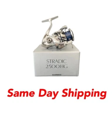 New Shimano Stradic Fishing Spinning Reel - ST2500HGFM Rato 5.8:1 2500HGFM - Image 1 of 4