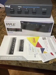 Pyle 4 Channel High Power Speaker Selector PSS4 - Picture 1 of 5