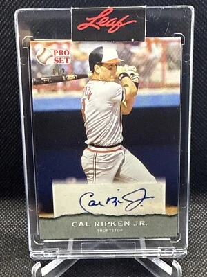 2022 Leaf Pro Set Sports Cal Ripken Jr. Auto #'d 1/2 #PSA-CRJ Signed - Image 1 of 2