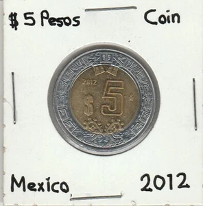 Mexico: $ 5 Pesos Coin Year 2012. - Picture 1 of 2