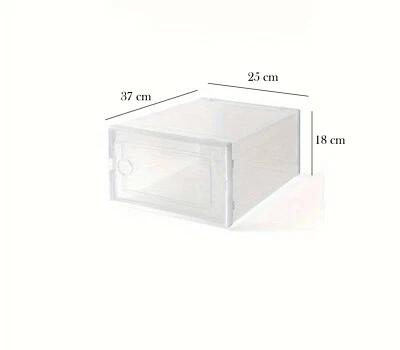 Scarpiera Scatola Scarpe  Plastica Organizer ARMADIO  Contenitore 1PZ - Immagine 1 di 4