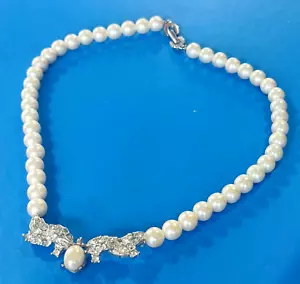 collana vintage americana con perle firmata Richelieu - vtg signed necklace - Foto 1 di 4