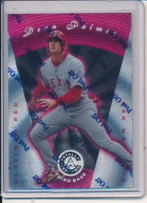 Dean Palmer 1997 Pinnacle Totally Certified Platinum Red 0845/3999 with peel - Image 1 of 2