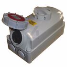 Ip67 16a Interlock Socket 4 Pin Switched 415v Red Waterproof 16 Amp 3p+e