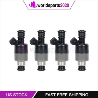 4 inyectores de combustible para Chevrolet S10 Cavalier Pontiac Sunfire 2,2 L 1998-1999 FJ312 Foto 1 de 4