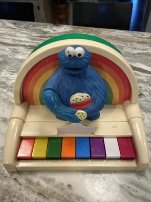 1986 Cookie Monster Vintage Kids piano - Image 1 of 4
